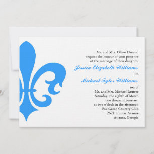 Invitation Fleur de Lis