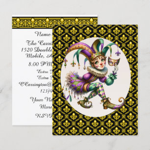 Invitation Fleur de Lis