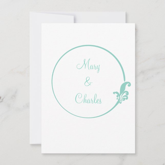 Invitation Fleur-de-Lis Circle (Devant)