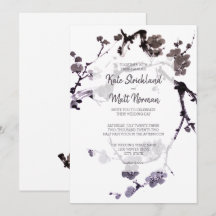 Fleur de prunier sumie encre