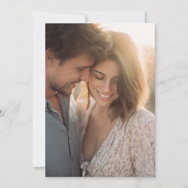 Invitation Fleur pastel sereine photo (Devant)