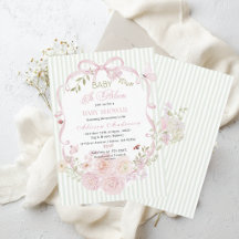 Fleur sauvage aquarelle Bébé en fleurs Baby shower