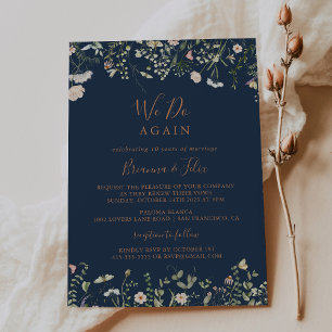 Invitation Fleur sauvage De Jardin Automne Nous Réagissons Vo