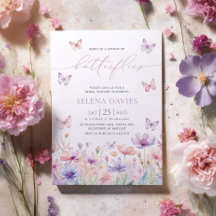 Fleur sauvage de la Fête des mariées des papillons