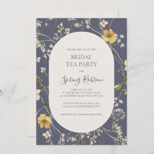 Invitation Fleur sauvage de printemps   Dusty Purple Bridal T