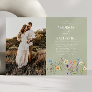 Invitation Fleur sauvage Fleur Fleur Floral Jardin Photo Mari