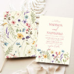 Invitation Fleur sauvage Fleur Fleur Flore Jardin Mariage<br><div class="desc">Ceci est une Invitation Fleur sauvage Fleur Fleur Fleur Florale de Jardin Mariage!</div>