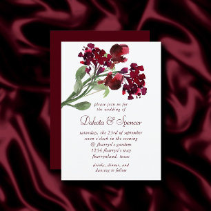 Invitation Fleur sauvage Fleurs rousses de Bohême
