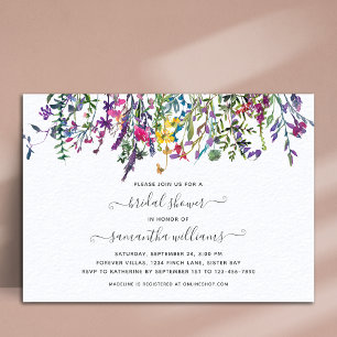 Invitation fleur sauvage Floral Bridal