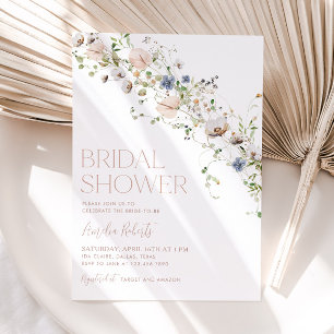 Invitation fleur sauvage Floral Bridal