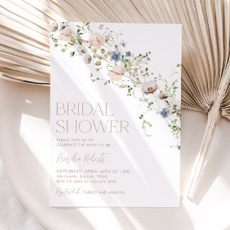 Invitation fleur sauvage Floral Bridal