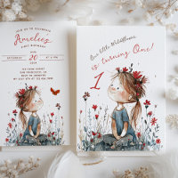 Fleur sauvage lunatique Anniversaire d'un an