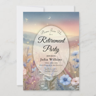 Invitation Fleur sauvage Lune Whispers Retraite