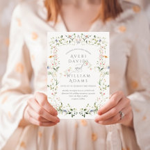 Fleur sauvage Rustic Boho Floral Mariage