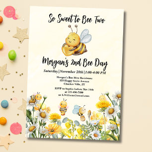Invitation Fleur sauvage So Sweet Bee Two 2e Jour de l'abeill