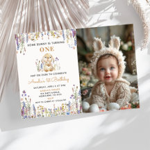 Fleur sauvage Une Petite Lapine Photo Anniversaire