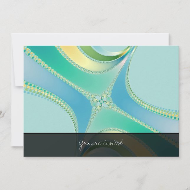 Invitation Fleurir - Art Fractal (Devant)