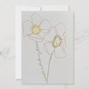 Invitation fleurs