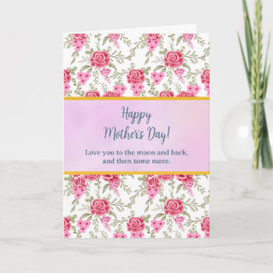 Invitation Fleurs Aquarelles Élégantes pour une Bonne Fête de