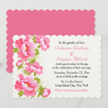 Fleurs aquarelles Fleur de pivoine rose Mariage