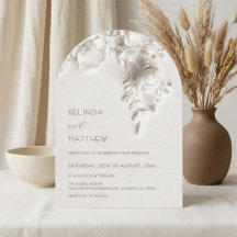 Fleurs blanches 3D Roses Mariage Casual