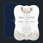 Invitation Fleurs blanches blanches blanches blanches blanche<br><div class="desc">Design unique et élégant de Roses blanches roses blanches roses design. Il présente de magnifiques bois aquarelles avec bouquet de roses blanches et roses, au fond un bouquet avec les mêmes roses, le tout sur un arrière - plan blanc. Sur le dos un riche arrière - plan bleu marine, flèches...</div>