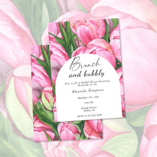 Invitation Fleurs - Brunch et champagne pour une baby shower