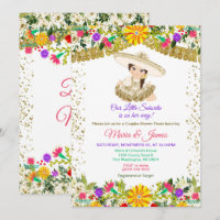 Fleurs colorées Mexicaine Fiesta Couples douche