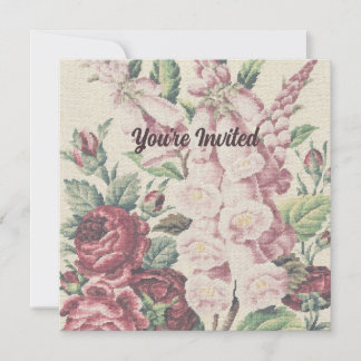 Invitation Fleurs croisées