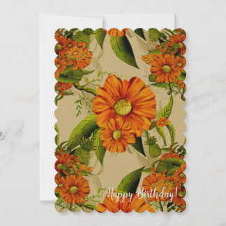 Invitation Fleurs d'ananas