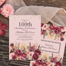 Fleurs de Bourgogne rose pailletées d'or pour 100e