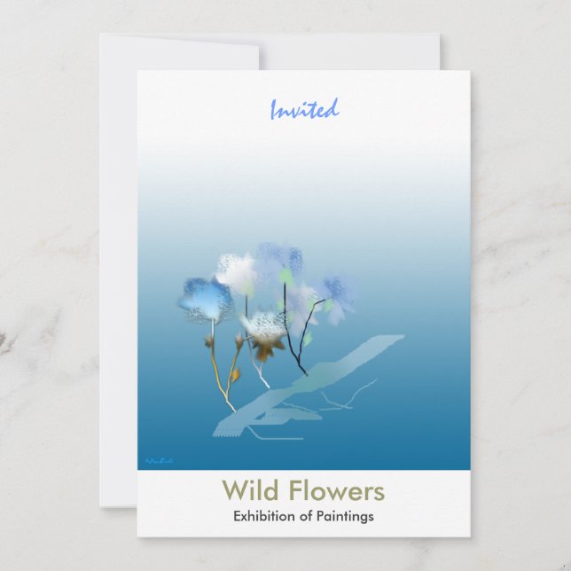 Invitation Fleurs de chuchotement (Devant)