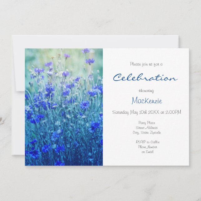 Invitation Fleurs de Cornouailles Toutes Les Occasions (Devant)