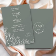 Fleurs de prairie Sirocco Mariage vert