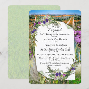 Invitation Fleurs de printemps écologiques sauvages