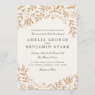 Invitation Fleurs de récolte