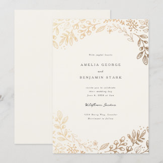 Invitation Fleurs de récolte