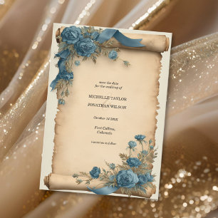 Invitation Fleurs de style botanique victorien vintage pour c