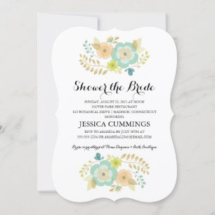 Invitation Fleurs d'été simples   FÊTE DES MARIÉES