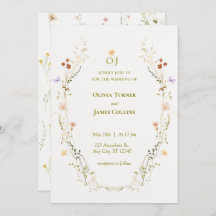 Fleurs du jardin Mariage botanique