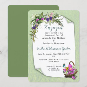 Invitation Fleurs du printemps mi-été