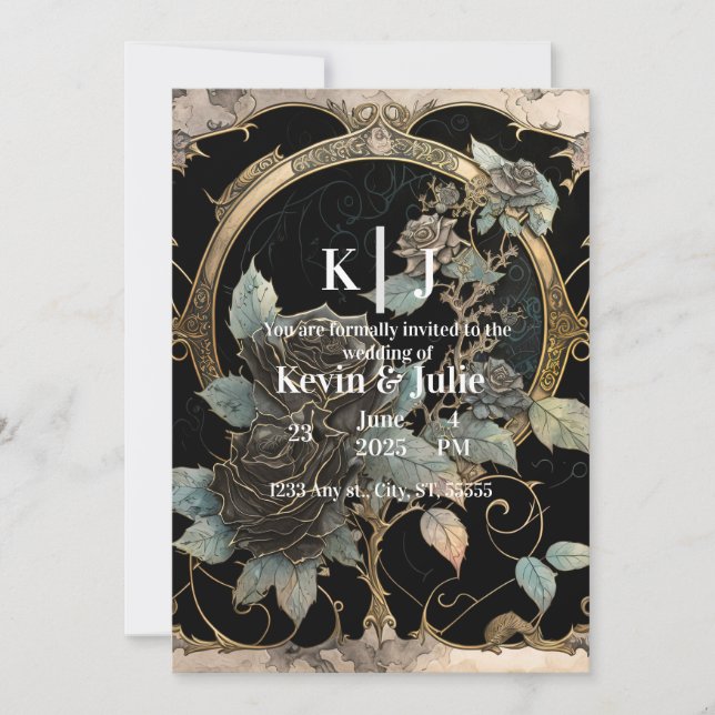 Invitation Fleurs Enchanteresses (Devant)