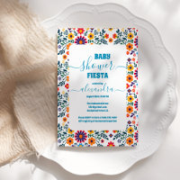 Fleurs florales mexicaines Fiesta Baby shower fill