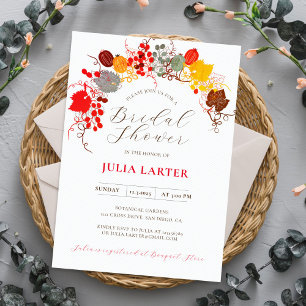 Invitation Fleurs françaises Baies sucrées Raisin Salle de ma