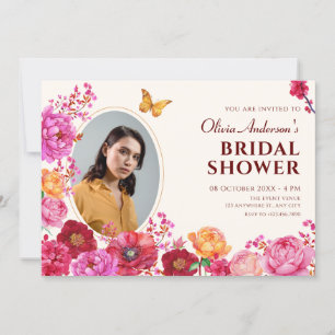 Invitation Fleurs jardin fleurir printemps photo nuptiale dou
