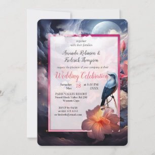 Invitation Fleurs mystiques du royaume surnaturel