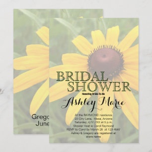 Invitation Fleurs pour un Shower de Mariage Photographie d'