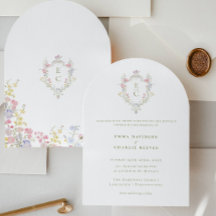 Fleurs Sauvages de Jardin Crête Mariage Printemps