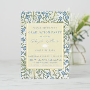 Invitation Fleurs Sauvages Élégantes d'Été - Remise de Diplôm
