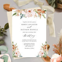 Fleurs terreuses et Butterie Beige Mariage élégant